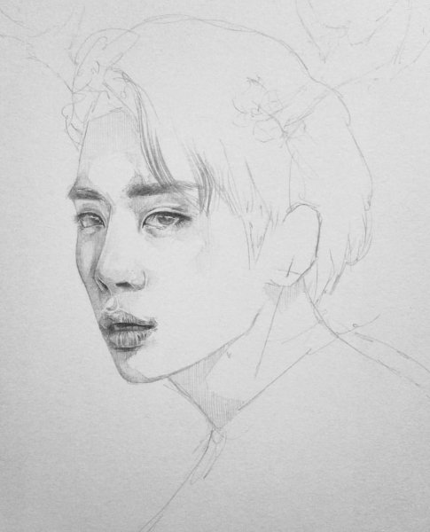 Ким ДЖОНХЕН рисунок