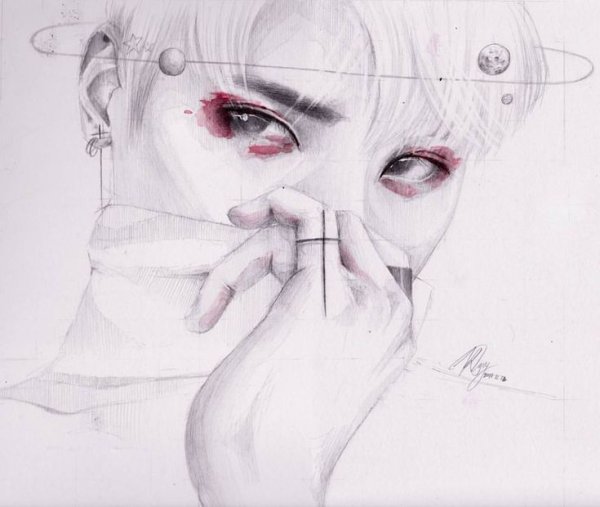 Джонхён рисунки