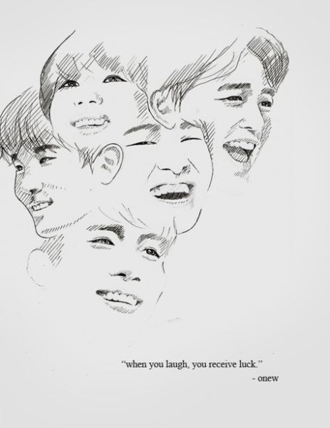 Jonghyun SHINEE рисунок