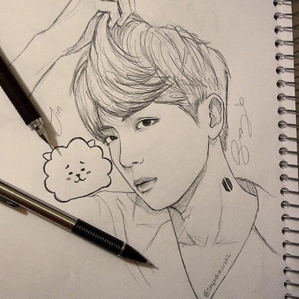 Скетчи БТС Намджун