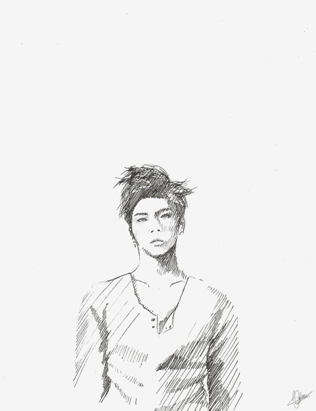 Линейные рисунки Jonghyun