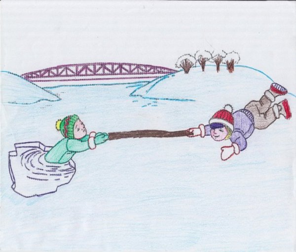 Рисунок безопаснлсть на водоёмах