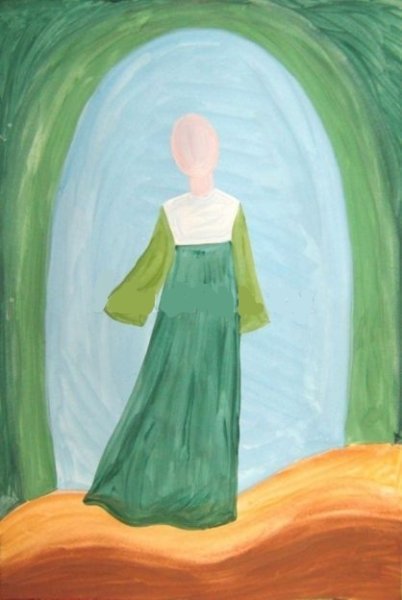 Раскраска золотой волос Бажов