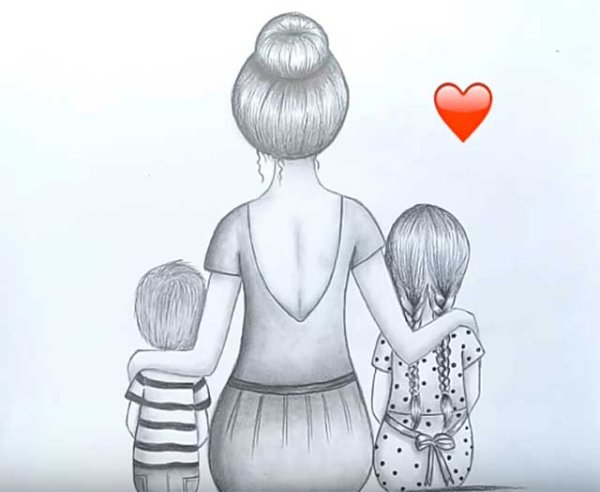 Маленькие рисуночки для мамы