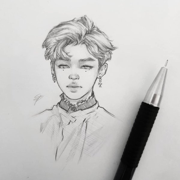 Пак Чимин скетч