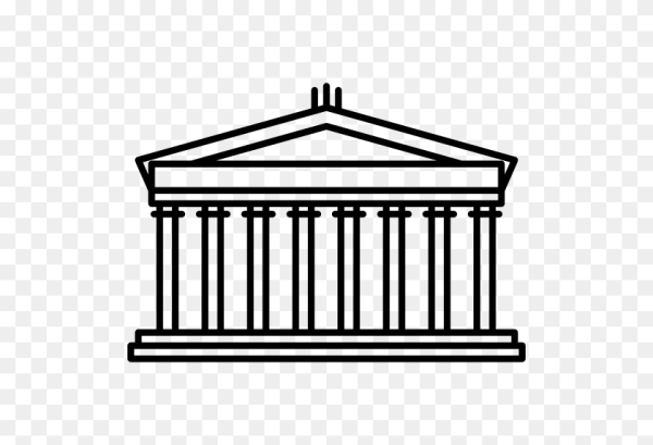 Парфенон древняя Греция вектор