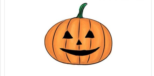 Тыква рисунок для срисовки