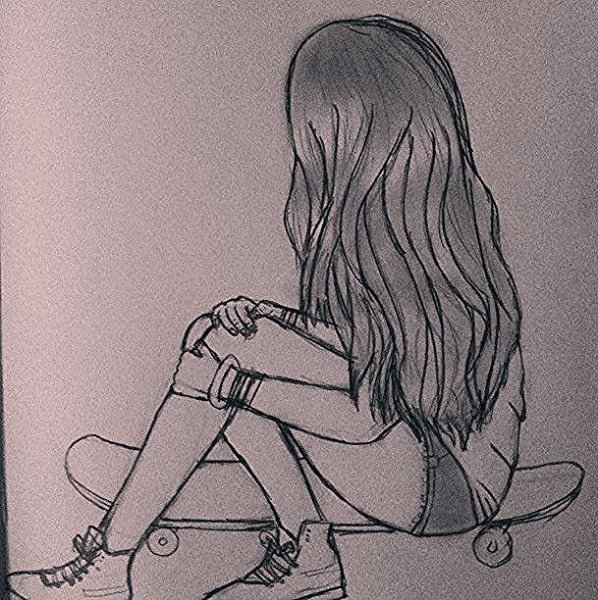 Аниме рисунок карандашом для срисовки легко