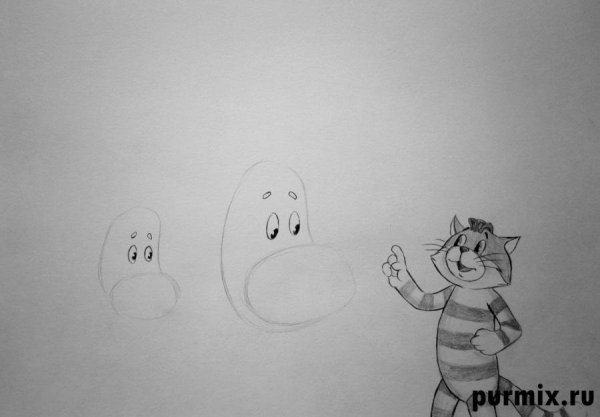 Нарисовать Простоквашино поэтапно