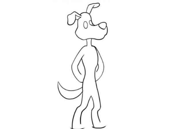 Как нарисовать шарика из Простоквашино