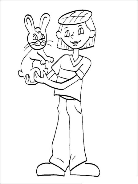 Дядя Федор раскраска