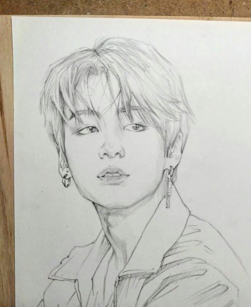 BTS для срисовки Чон Чонгук