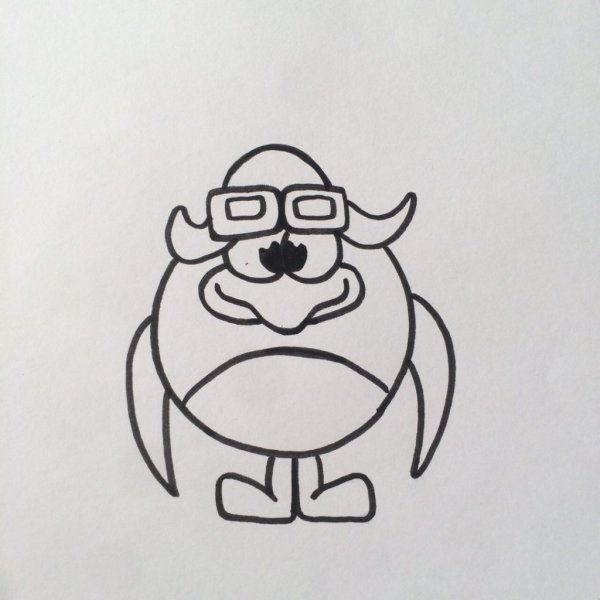 Смешарики для срисовки карандашом