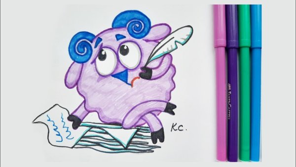 Фломастеры Смешарики