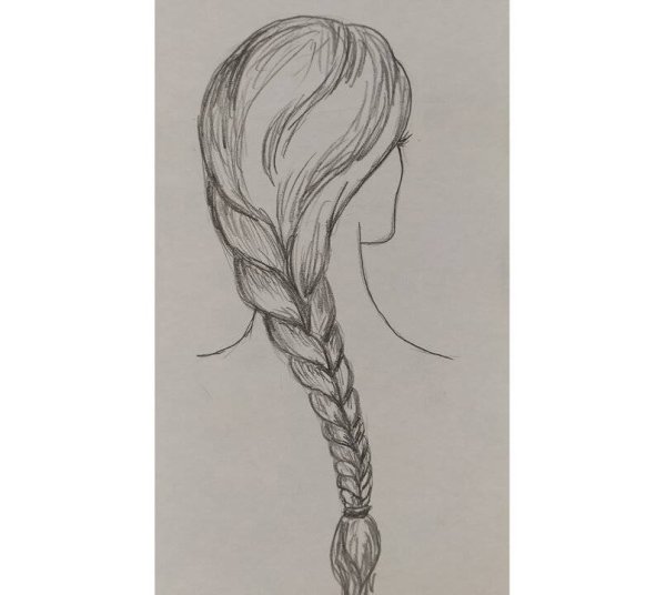 Как рисовать косу