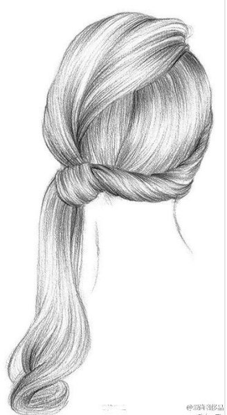 Прически карандашом