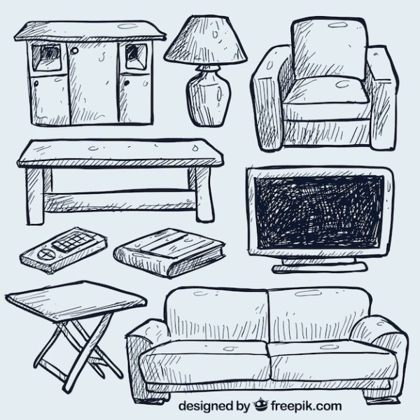 Эскиз кресла