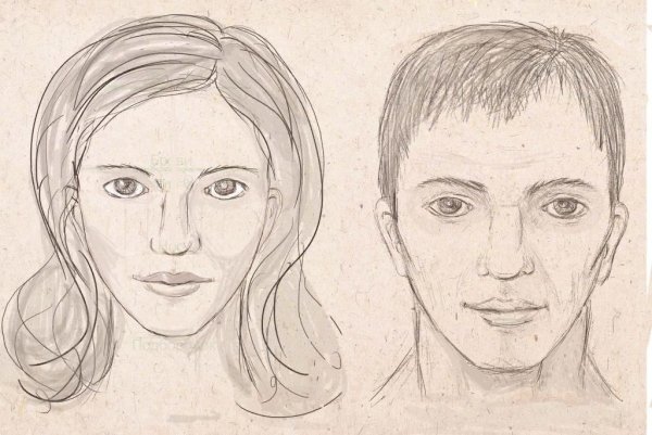 Портрет девушки карандашом