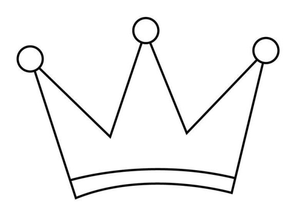 Корона нарисованная