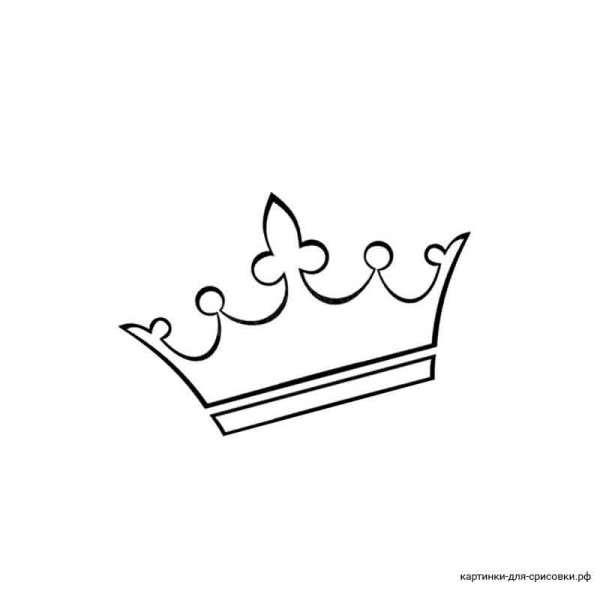 Корона зарисовка