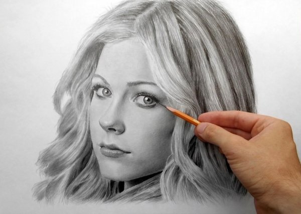 Портрет карандашом легкий