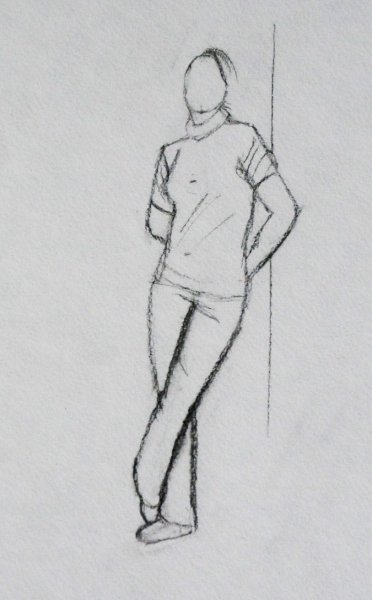 Фигура человека с натуры