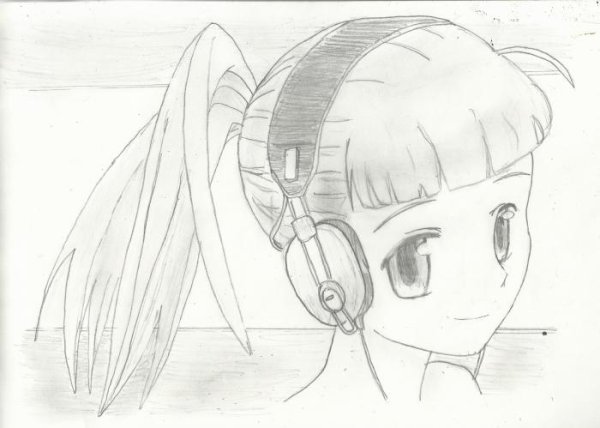 Рисунки аниме лёгкие