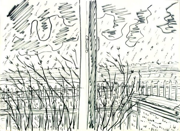 Афанасий Афанасьевич Фет весенний дождь иллюстрация