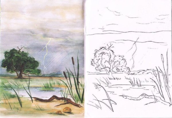 Домик с сосульками раскраска