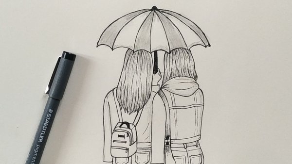 Рисунки для срисовки для ЛП карандашом