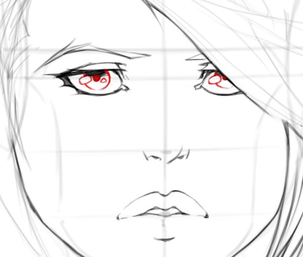 Лицо человека карандашом для начинающих