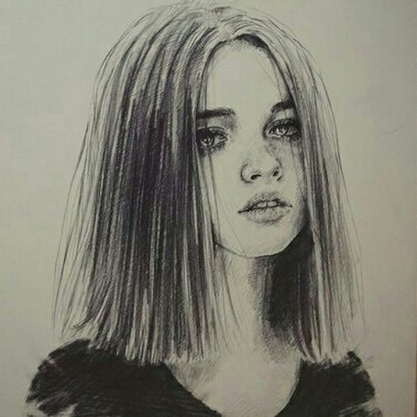 Каре карандашом