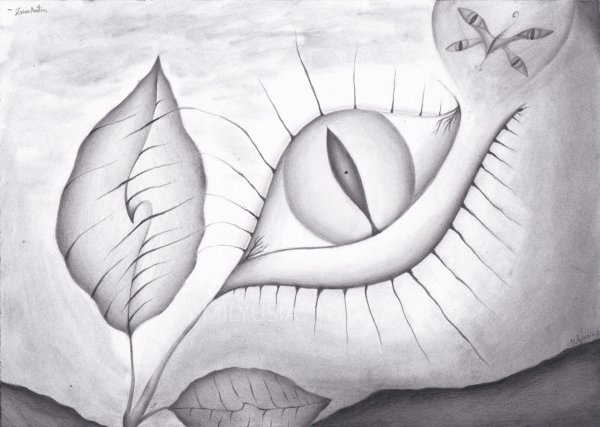 Абстракция карандашом простые