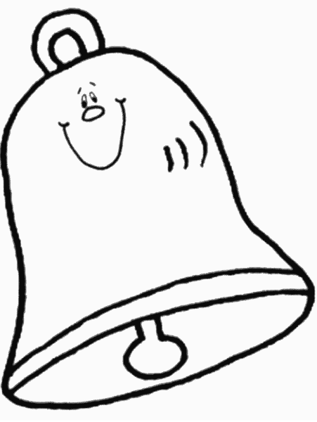 Колокольчик раскраска