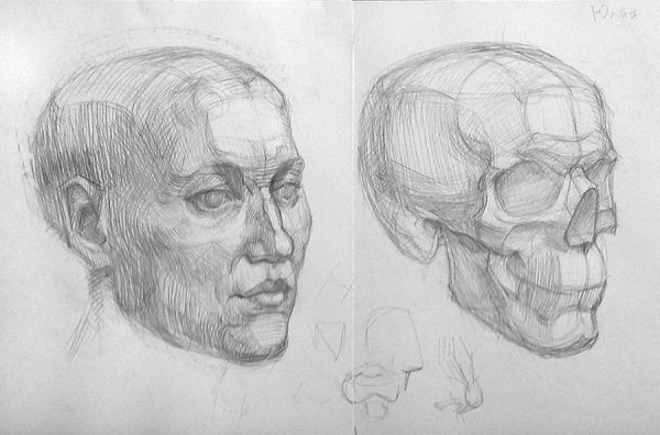 Штриховка карандашом