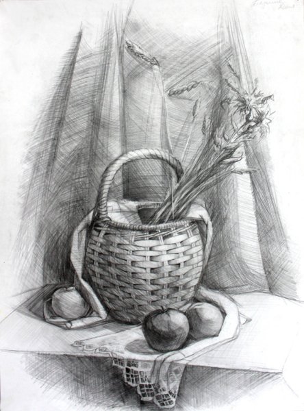 Натюрморт рисунок