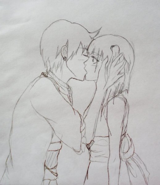 Рисунки карандашом парочки