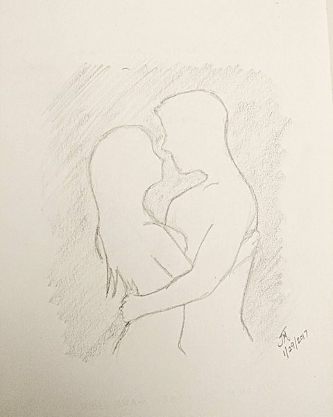 Поцелуй карандашом