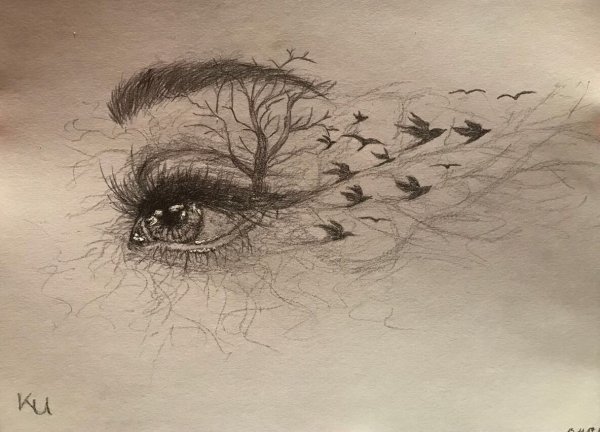 Загадочные рисунки карандашом