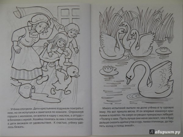 Рисунок к сказке Гадкий утенок