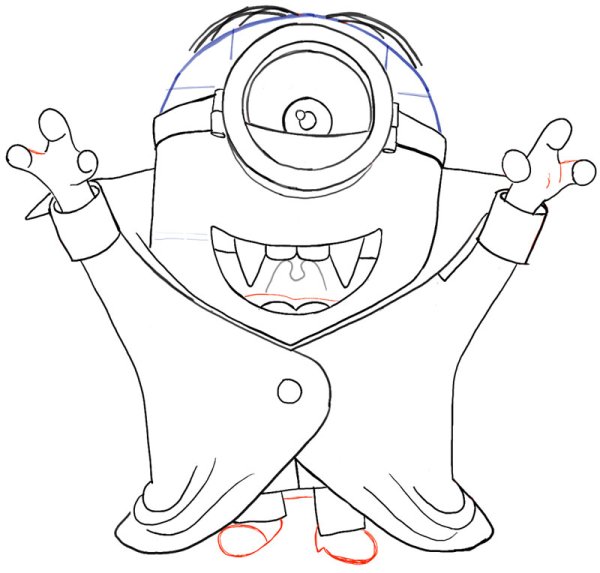 Миньон рисунок