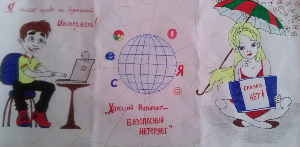 Рисунки на тему мы за безопасный интернет