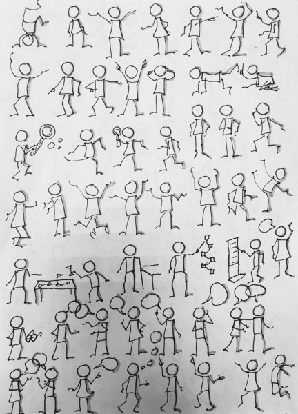 Персонаж человечек