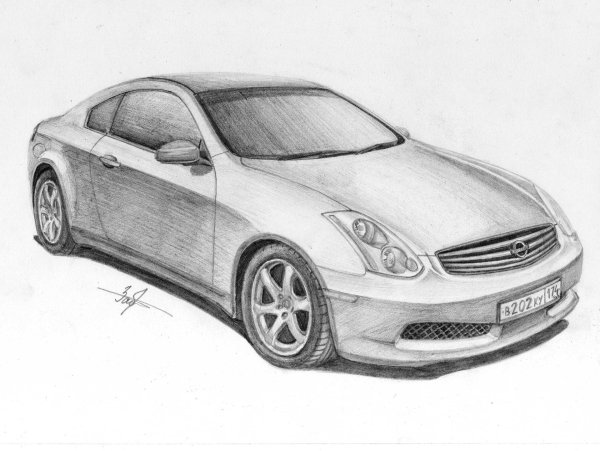 Картинки для срисовки машины