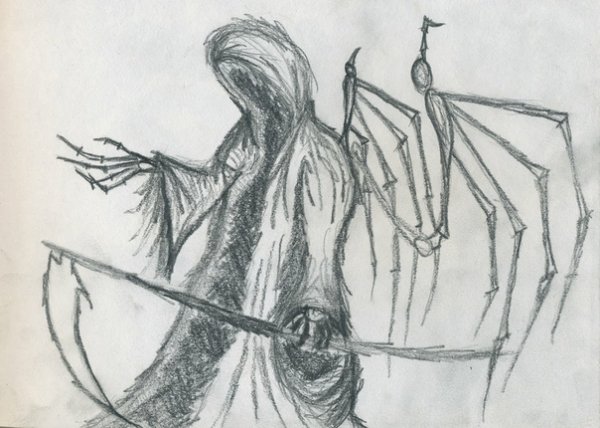 Рисунки карандашом смерть