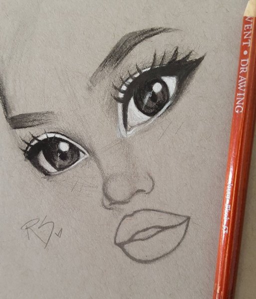 Макияж рисунок простым карандашом