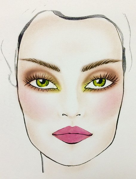 Аквагрим Единорог легкий