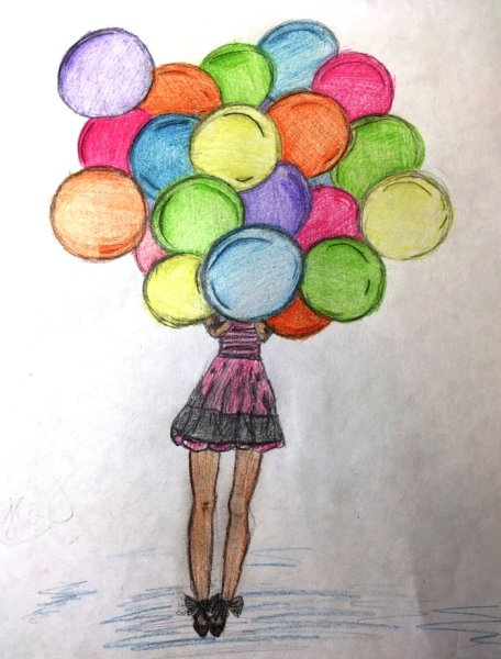 Рисунок космоса карандашом для срисовки