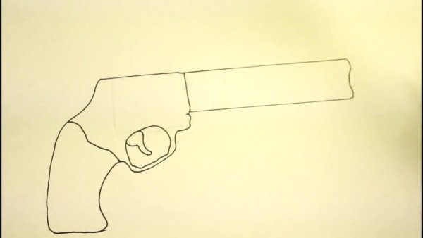 Пистолет карандашом легко