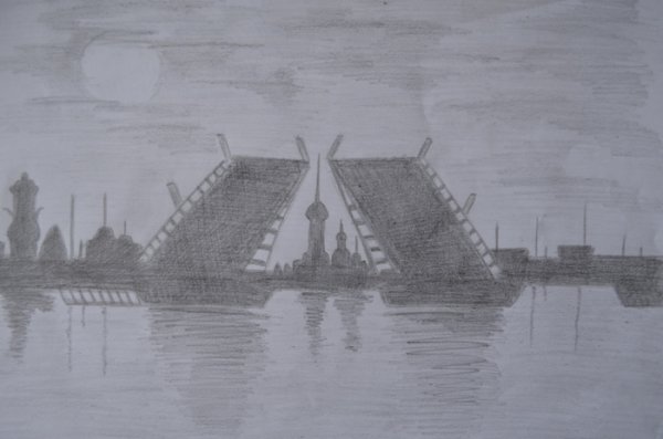 Петербург карандашом легко